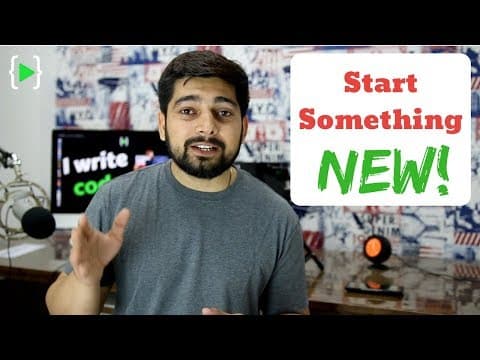When you start something new thumbnail