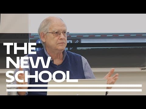Class 01 | Advanced Microeconomics | Duncan Foley thumbnail