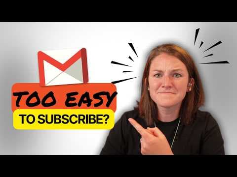 Make it hard to subscribe to your newsletter (on purpose!) thumbnail