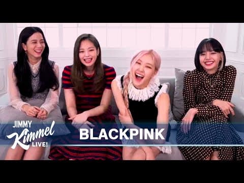Jimmy Kimmel Interviews BLACKPINK! thumbnail