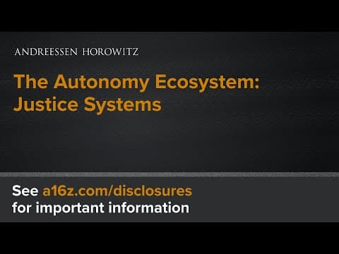The Autonomy Ecosystem: Justice Systems (6 of 8) thumbnail