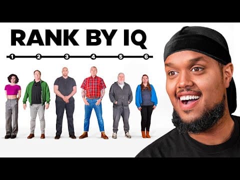Ranking Strangers from Smartest to Dumbest thumbnail