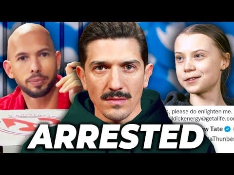 Schulz Reacts: Andrew Tate ARRESTED by Greta Thunberg? thumbnail