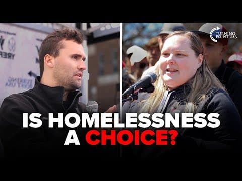 The REAL Cause of Homelessness in America | Charlie Kirk Debate Compilation thumbnail