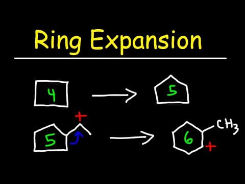 SN1 Carbocation Rearrangements - Ring Expansion Problems thumbnail