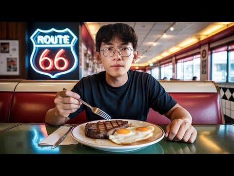 I Ate At Every Restaurant on Route 66 thumbnail