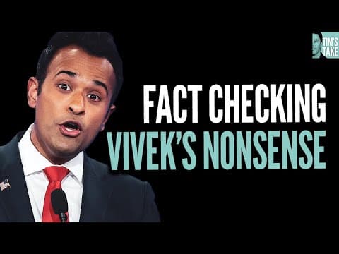 Tim Miller SHUTS DOWN Vivek's List of LIES and CONSPIRACIES | Tim's Take thumbnail