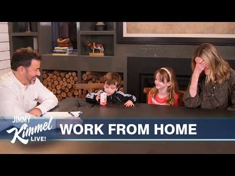 Jimmy Kimmel Teaches His Kids How to Behave in the Workplace thumbnail