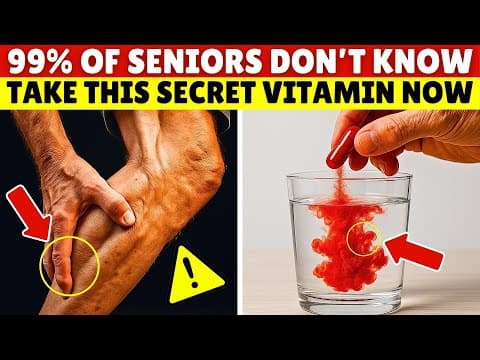 SENIORS, THIS Vitamin STOPS Cramps & Restores Leg Strength Like You’re 40! | Senior Health Tips thumbnail