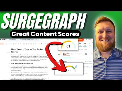 Surgegraph Tutorial: Complete Walkthrough (Powerhouse SEO Tool) thumbnail