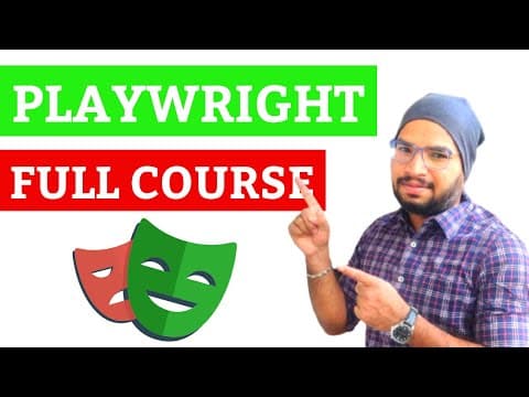 #1 Playwright Tutorial Full Course 2026 | Playwright Testing Tutorial thumbnail