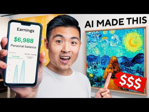 I Tried Selling AI Art For 30 Days thumbnail