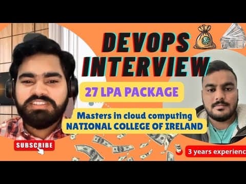 Candidate 14 || Ultimate Excellent Senior DevOps Engineer Real Interview For 3 to 8 yrs || Ireland thumbnail