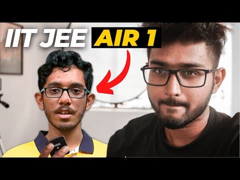 IIT JEE Tips from the AIR 1 🔥 thumbnail