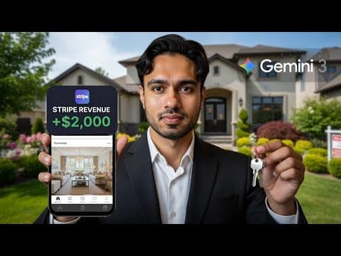I Made $2000 Selling AI Photos to Realtors with Gemini 3 thumbnail