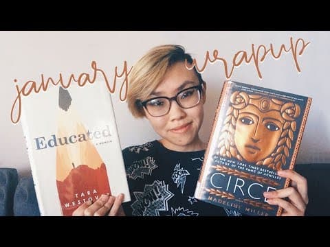 🦁 january wrapup | circe, handmaid's tale, educated, & more 🎓 thumbnail