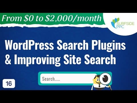 Best WordPress Search Plugins - Improving & Tracking Website Searches - #16 - From $0 to $2K thumbnail