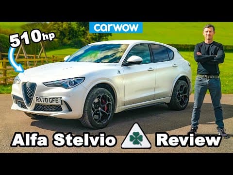510hp Alfa Romeo Stelvio QV 2021 review - 0-60mph, 1/4-mile & brake tested! thumbnail