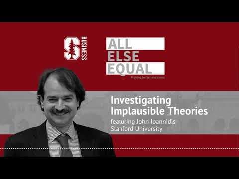 Ep18 “Investigating Implausible Theories” with John Ioannidis thumbnail