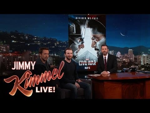 Chris Evans & Robert Downey Jr. Reveal the Poster & Trailer for Captain America: Civil War thumbnail