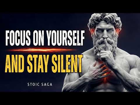 FOCUS ON YOURSELF AND STAY SILENT IN 2026 | STOICISM thumbnail