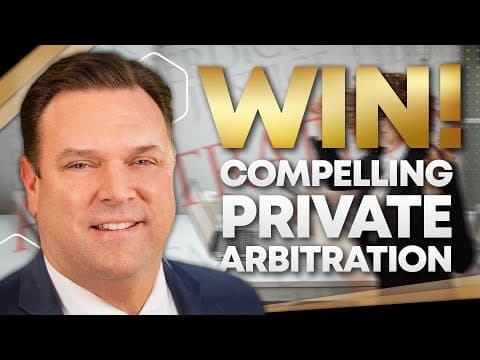PART 2 | How To Win Your Debt Collection Lawsuit By Compelling Private Arbitration thumbnail