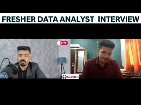 Data Analyst Fresher's Mock Interview | Learn Data Analytics from Talentele #dataanalytics thumbnail