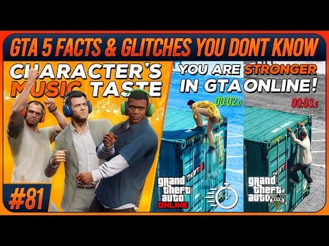GTA 5 Facts and Glitches You Don't Know #81 (From Speedrunners) thumbnail