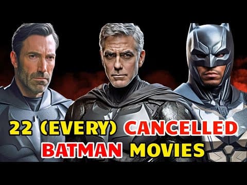 What Were the Most Bizarre Cancelled Batman Movies? thumbnail