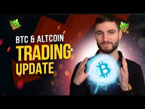Why the Crypto market is CRASHING!💥[How to trade a range] I'm short 📉 thumbnail
