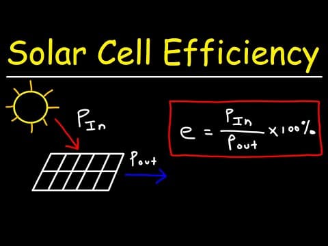 Solar Cell Efficiency thumbnail