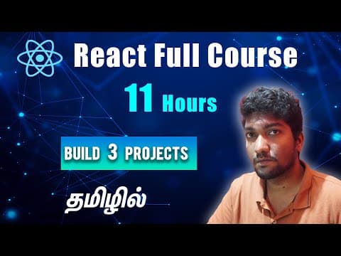 React Full Course for Beginners in Tamil | Complete Guide 2024 thumbnail