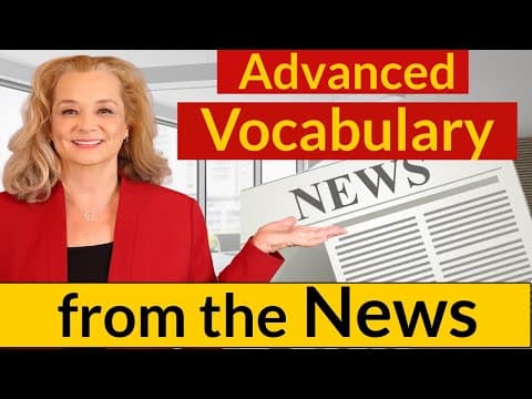 Fluent English Practice with the NEWSPAPER - and practice your accent thumbnail