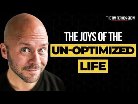 The Joys of an Un-Optimized Life | Derek Sivers | The Tim Ferriss Show thumbnail
