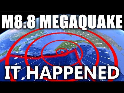 M8.8 MEGAQUAKE STRIKES RUSSIA 💥 STRONGEST IN 14 YEARS 💥 The Whole Earth SHOOK thumbnail
