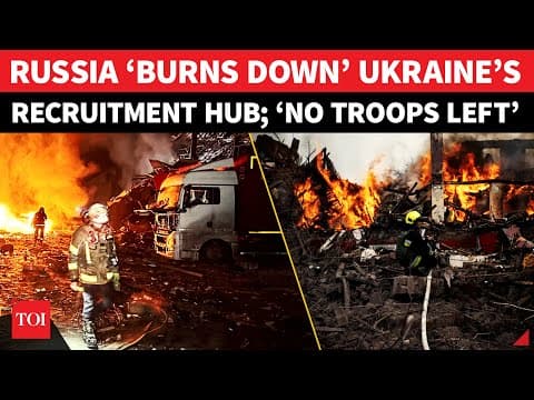 Russia DECIMATES Ukraine Recruitment Centre Amid Troop Crunch; ‘No Soldier Left For…’ | WATCH thumbnail