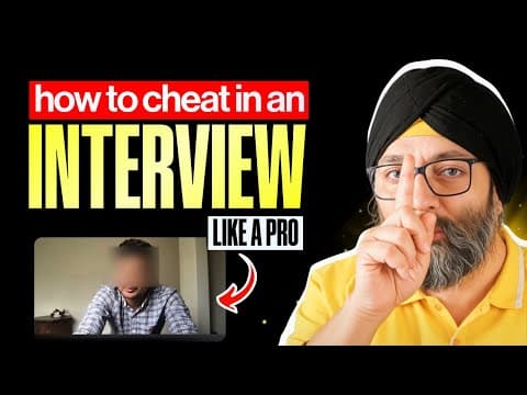 HOW to CHEAT the Job Interview Game and Land Offers | Interview Hacks thumbnail