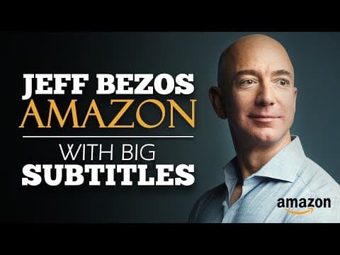 ENGLISH SPEECH | JEFF BEZOS: What Will You Be? (English Subtitles) thumbnail