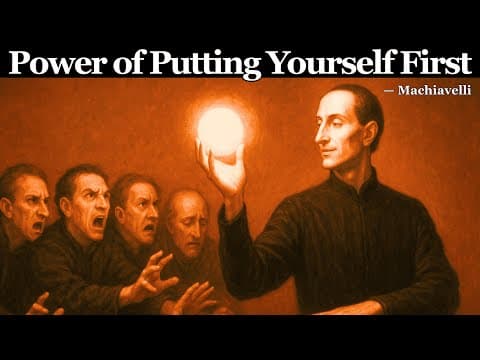 Why You Must Put Yourself First — Machiavelli’s 10 Secret Power Laws thumbnail