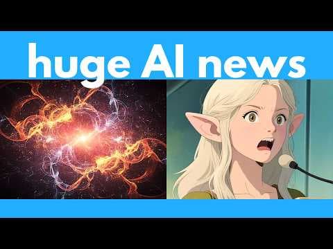 AI 3D model editor, free VEO3 competitors, new lip-sync, realtime voices, new TTS - AI NEWS thumbnail