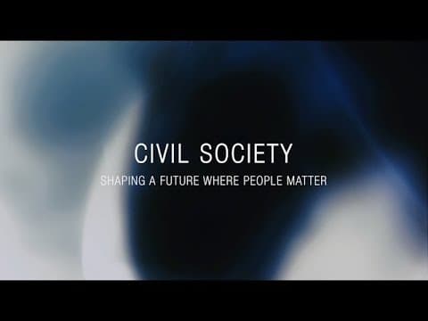 Civil Society | Shaping A Future Where People Matter thumbnail