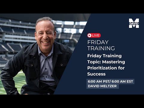 Friday Training Topic: Mastering Prioritization for Success thumbnail
