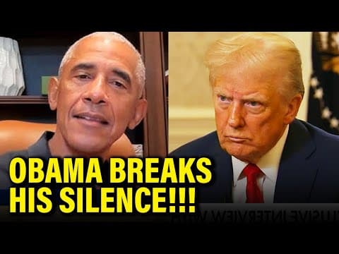 WOW! Obama SOUNDS THE ALARM on Trump ASSAULT thumbnail
