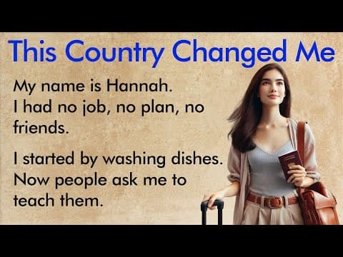 A Fresh Start in a New Country | Learn English Through Story ✅ English Speaking (A1–A2 Level) ✅ thumbnail