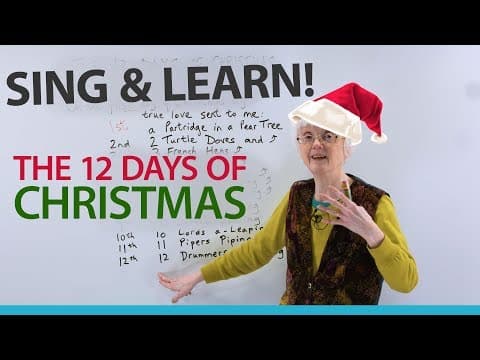 The 12 Days of Christmas – Sing and Learn English! thumbnail