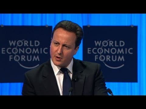 Davos Annual Meeting 2011 - David Cameron thumbnail