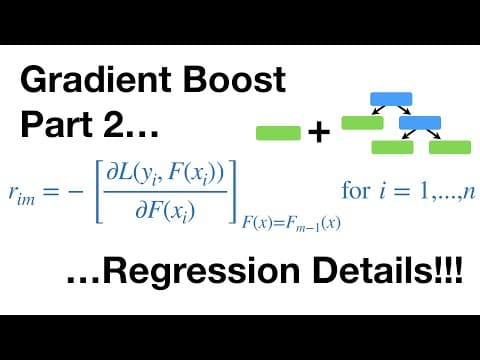 Gradient Boost Part 2 (of 4): Regression Details thumbnail