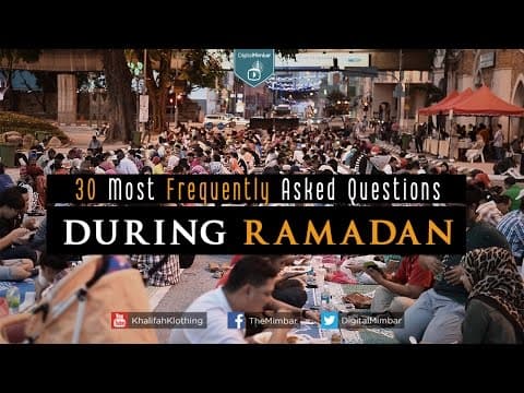 30 Most Frequently Asked Questions During Ramadan thumbnail