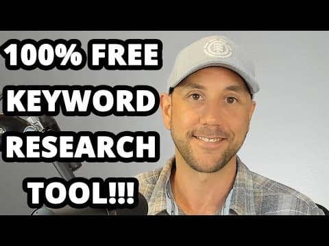 100% Free Keyword Research! How To Research Keyword Search Volume & Competition, Free. thumbnail