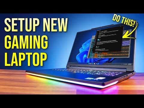 How To Setup Your New Gaming Laptop - Avoid These Mistakes! thumbnail